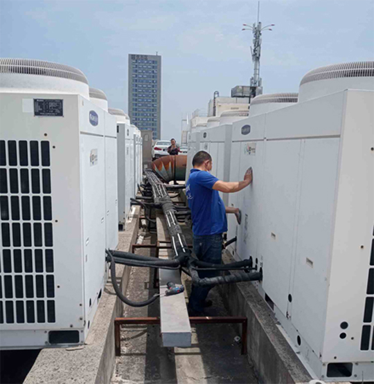 武胜中央空调制热和不制冷系统维修方法